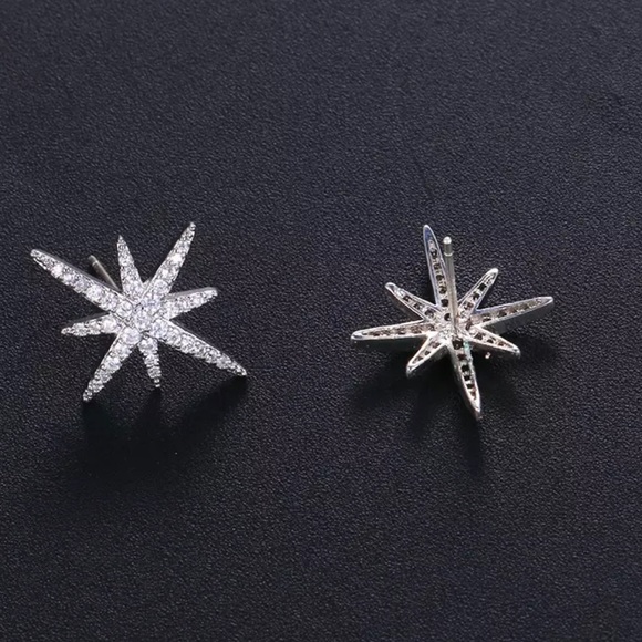 Starburst Stud Earrings - Picture 2 of 5